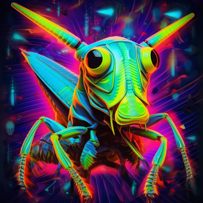 Neon Grasshopper