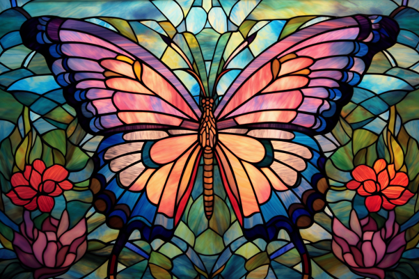Dreamy Vibrant Butterfly
