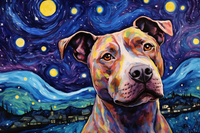 Thumbnail for Watercolor Pit Bull