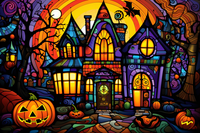 Thumbnail for Fun Abstract Halloween Haunted House