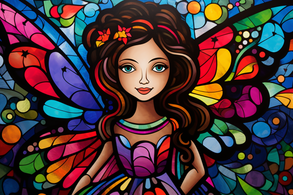 Bold Colorful Fun Fairy