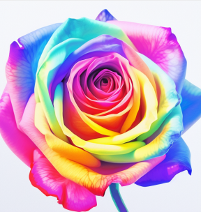 Glorious Rainbow Rose