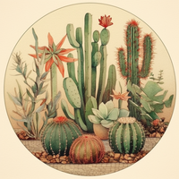 Thumbnail for Sweet Simple Cacti Landscape