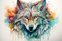 Thumbnail for Wolf of Water Diamond Painting Kits