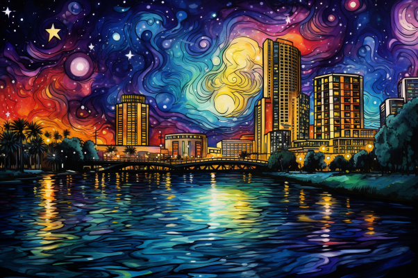 Fun Starry Night In Miami