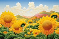 Thumbnail for Fantasy Field Of Sunflowers  Diamond Painting Kits