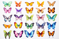 Thumbnail for Watercolor Butterfly Collection  Diamond Painting Kits