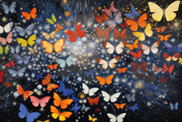 Thumbnail for Colorful Butterflies Ans Stars  Diamond Painting Kits