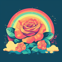 Thumbnail for Vibing Rose Rainbow