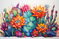 Thumbnail for Bundle Of Cacti  Diamond Painting Kits