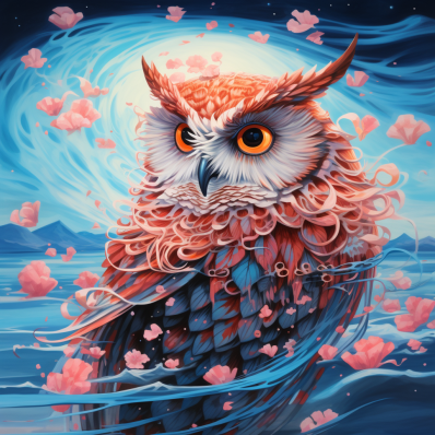 Owl In The Wind