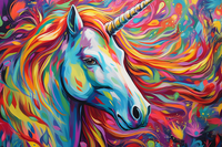 Thumbnail for Unicorn And Bright Colors  Diamond Painting Kits
