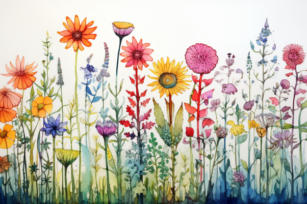 Wildly Pretty Wildflowers  Diamond Painting Kits