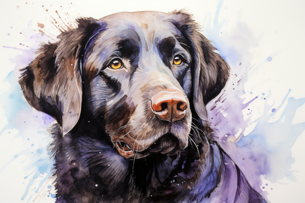 Sweet Labrador In Watercolor