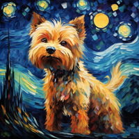 Thumbnail for Sweet Yorkie On A Starry Night