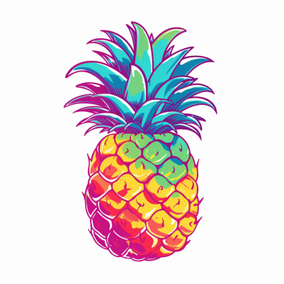 Just A Colorful Pineapple Diamond Painting Kits