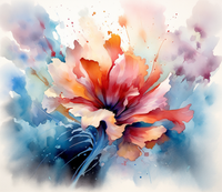 Thumbnail for Pastel Abstract Flower