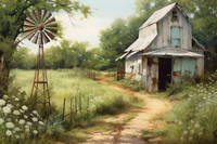 Thumbnail for Old Country Windmill And Barn