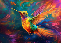 Thumbnail for Dreamy Golden Hummingbird