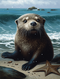 Thumbnail for Sea Otter On The Beach
