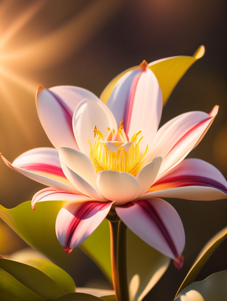 Lotus In The Soft Sun Light