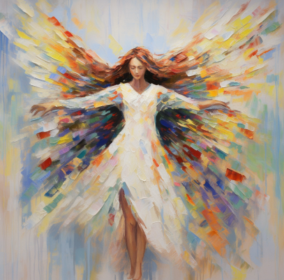 Delicate Angel Painting