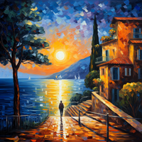 Thumbnail for Sunset Walk In Italy