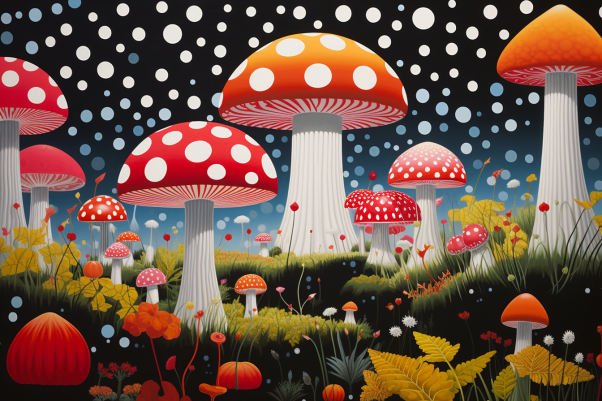 Bold Fun Mushrooms