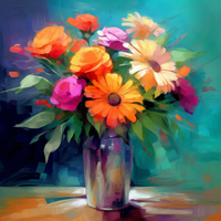 Thumbnail for Beautifully Painted Bouquet Of Flowers