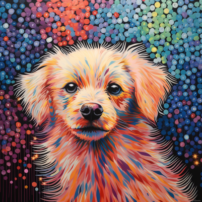 Fluffy Puppy Art