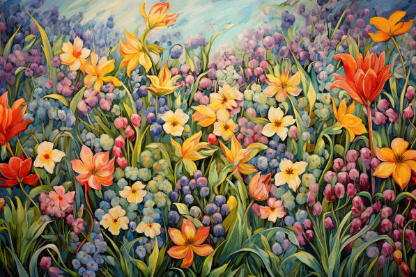 Field Of Wildflowers  Diamond Painting Kits