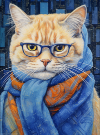 Thumbnail for Kitty Bundled In A Scarf