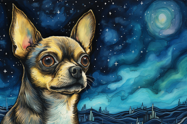 Starry Night Chihuahua