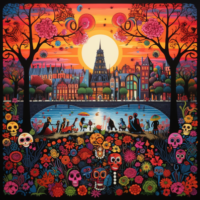 Day Of The Dead Art