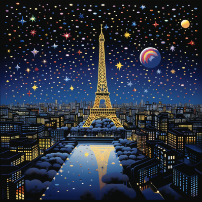 Paris Starry Night