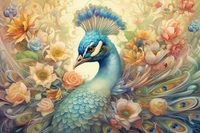 Thumbnail for Graceful Dreamy  Peacock