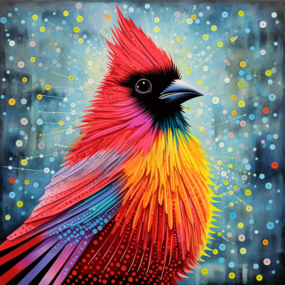 Beautiful Colorful Cardinal