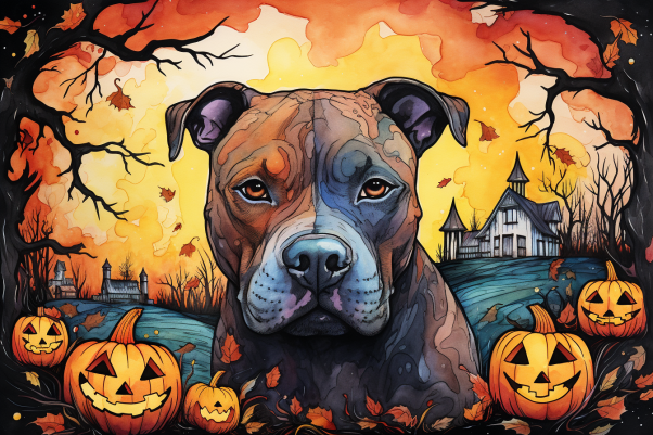 Halloween Pit Bull