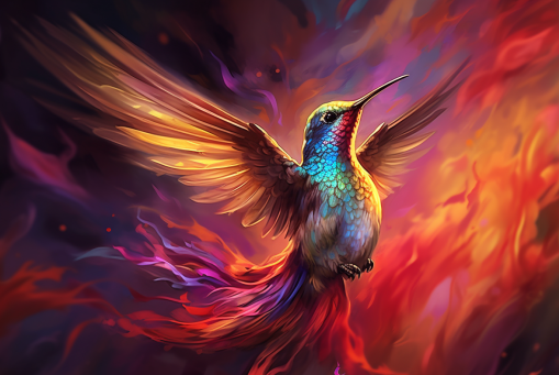Glorious Celestial Hummingbird