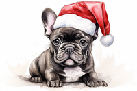 Thumbnail for Adorable Christmas French Bulldog