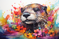 Thumbnail for Watercolor Otter