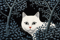 Thumbnail for White Kitty Kitty Diamond Painting Kits