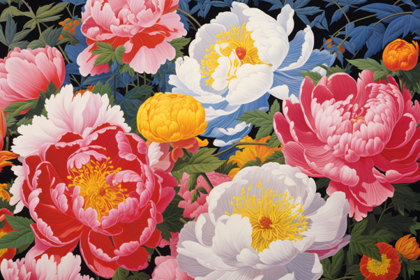 Peonies In Sunshine