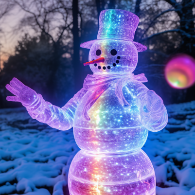 Mesmerizing Ice Snowman