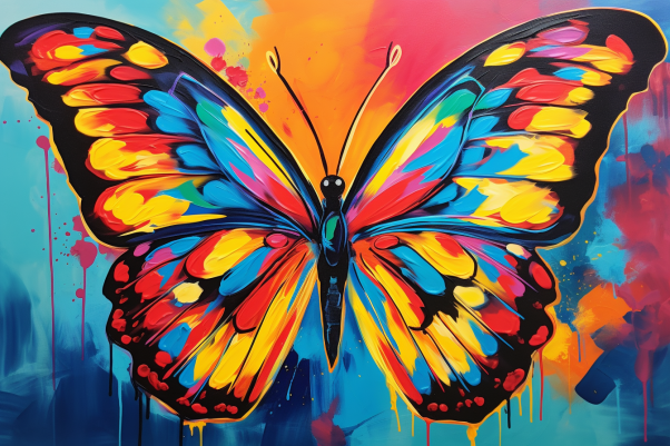 Beautifully Colorful Butterfly  Diamond Painting Kits