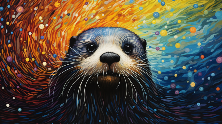 Adorable Otter  Diamond Painting Kits