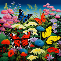 Thumbnail for Butterflies And Flowers
