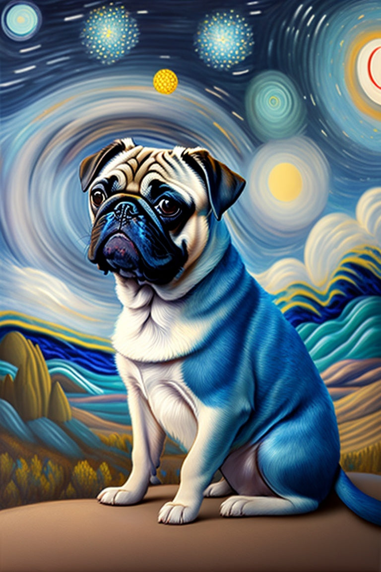 Pug In The Night