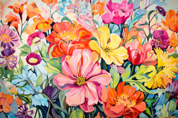 Glorious Floral Fiesta Diamond Painting Kits