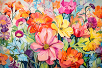 Thumbnail for Glorious Floral Fiesta Diamond Painting Kits